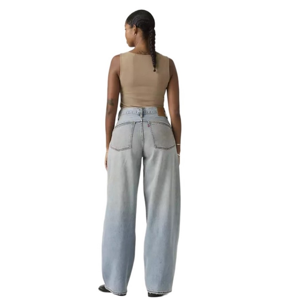 LEVIS SUPER BAGGY BARREL WORN IN ΤΖΙΝ ΠΑΝΤΕΛΟΝΙ ΓΥΝΑΙΚΕΙΟ MED INDIGO