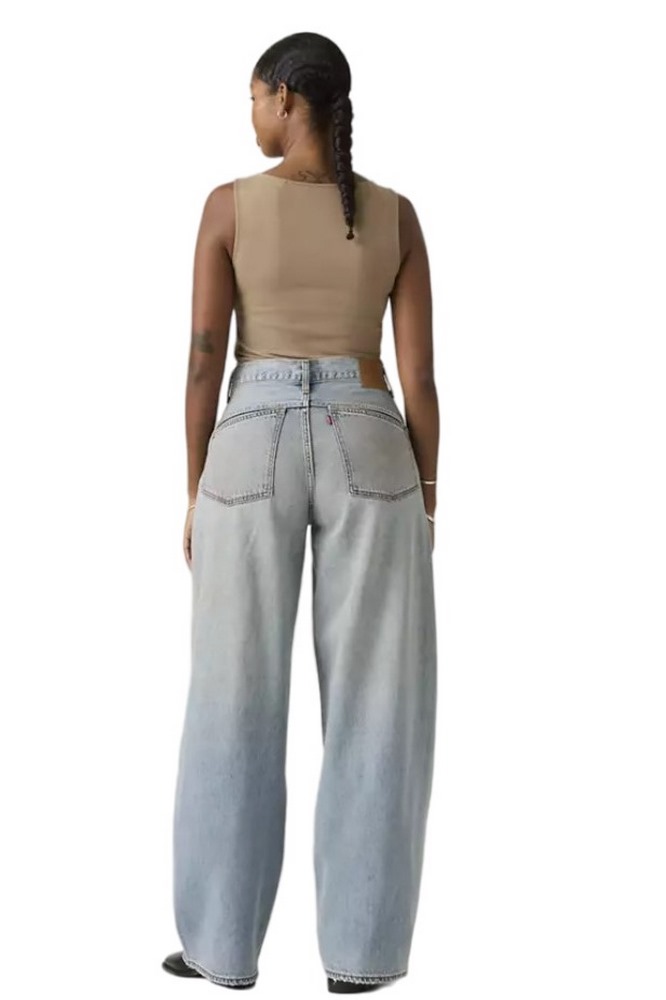 LEVIS® SUPER BAGGY BARREL WORN IN ΤΖΙΝ ΠΑΝΤΕΛΟΝΙ ΓΥΝΑΙΚΕΙΟ MED INDIGO