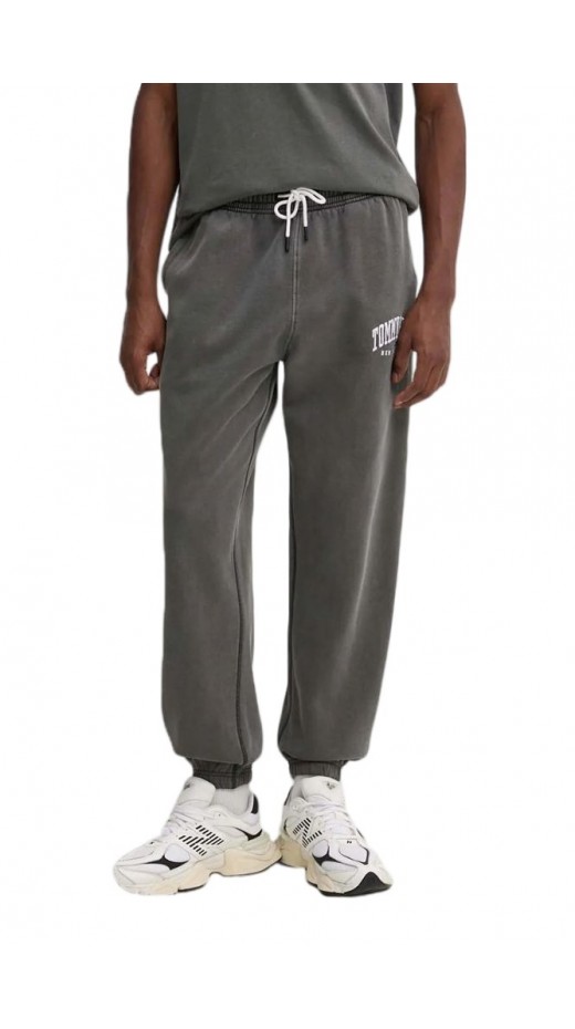 TOMMY JEANS RLX VARSITY SWEATPANTS ΦΟΡΜΑ ΠΑΝΤΕΛΟΝΙ ΑΝΔΡΙΚΟ GREY