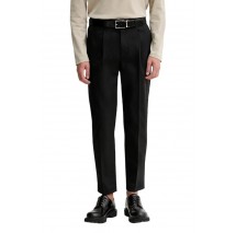 CALVIN KLEIN CLASSIC TPERED PLTD SATEEN CHINO ΠΑΝΤΕΛΟΝΙ ΑΝΔΡΙΚΟ BLACK