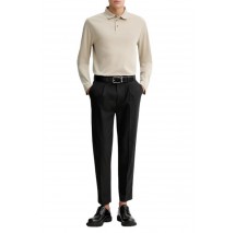 CALVIN KLEIN CLASSIC TPERED PLTD SATEEN CHINO ΠΑΝΤΕΛΟΝΙ ΑΝΔΡΙΚΟ BLACK