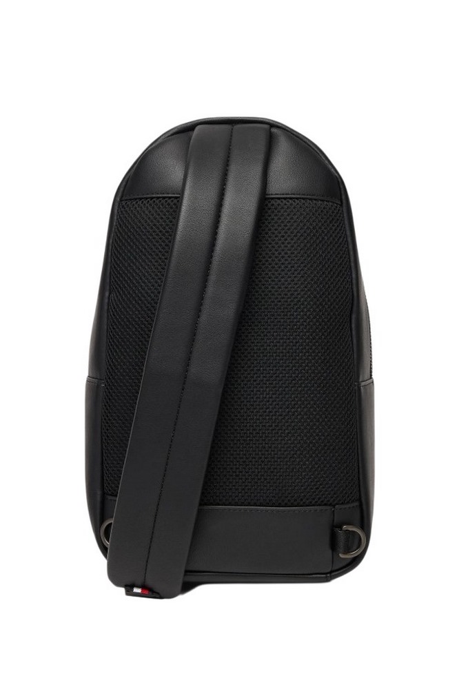 TOMMY HILFIGER MONOGRAM SLING BAG ΤΣΑΝΤΑ ΑΝΔΡΙΚΗ BLACK