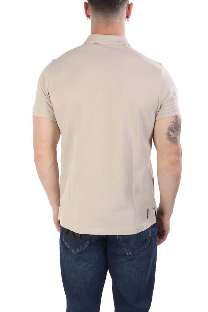 U.S.POLO ASSN FLYN 000272 CBP5 POLO T-SHIRT ΜΠΛΟΥΖΑ ΑΝΔΡΙΚΗ BEIGE