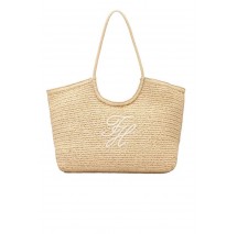 TOMMY HILFIGER ELEVATED SUMMER TOTE RAFFIA ΤΣΑΝΤΑ ΓΥΝΑΙΚΕΙΑ NATURAL