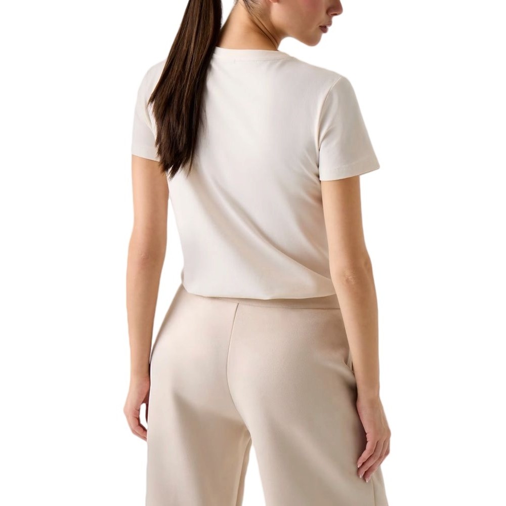 GUESS GIUDITTA CN T-SHIRT ΜΠΛΟΥΖΑ ΓΥΝΑΙΚΕΙΑ OFF WHITE