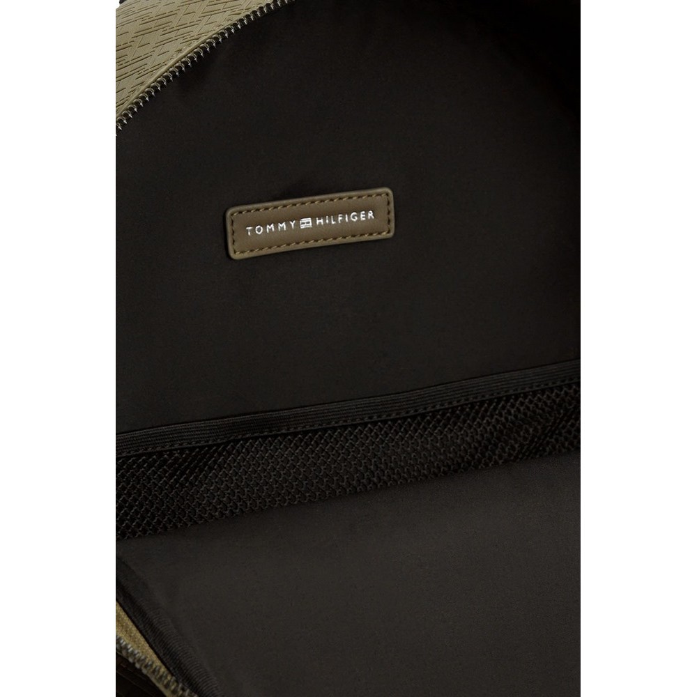 TOMMY HILFIGER EMBOSSED FLAG BACKPACK ΤΣΑΝΤΑ ΑΝΔΡΙΚΗ OLIVE