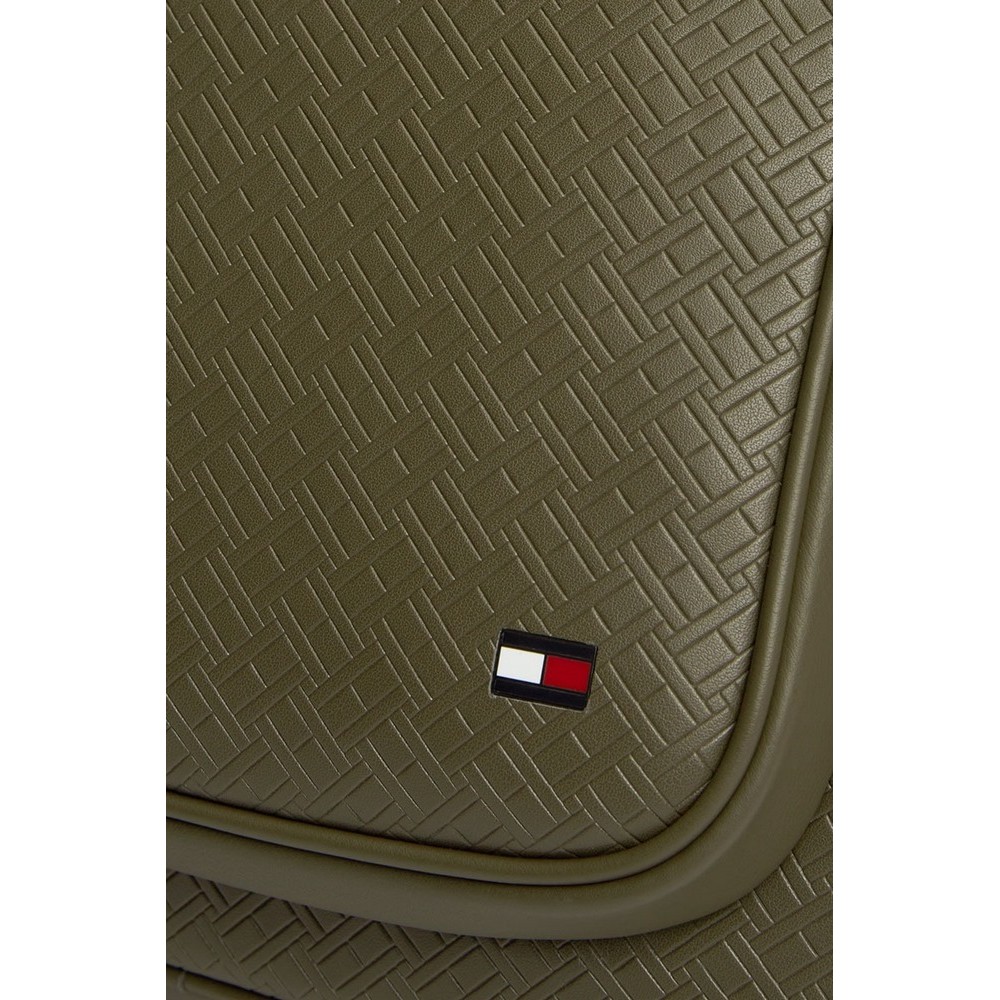 TOMMY HILFIGER EMBOSSED FLAG BACKPACK ΤΣΑΝΤΑ ΑΝΔΡΙΚΗ OLIVE