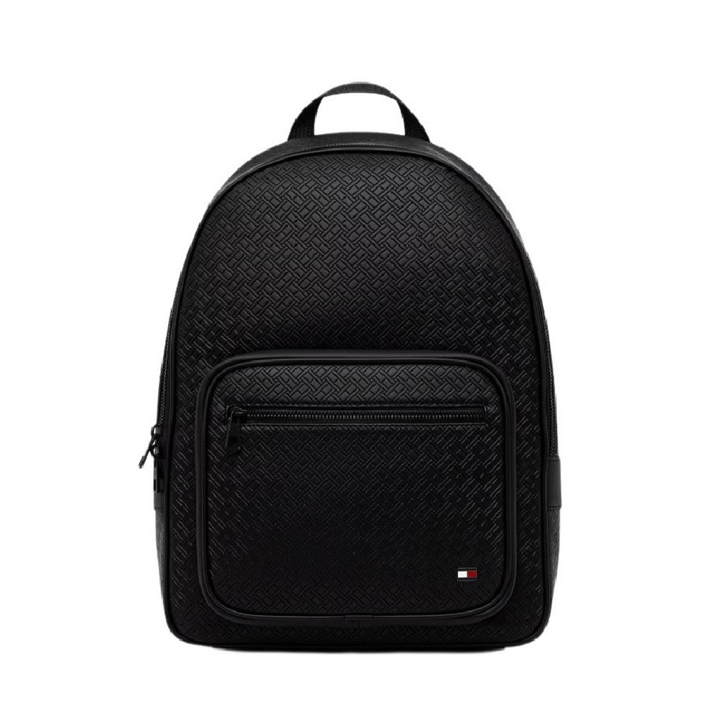 TOMMY HILFIGER EMBOSSED FLAG BACKPACK ΤΣΑΝΤΑ ΑΝΔΡΙΚΗ BLACK