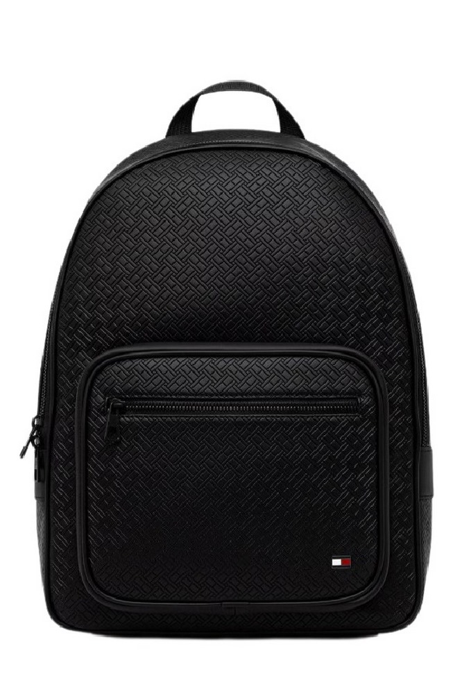 TOMMY HILFIGER EMBOSSED FLAG BACKPACK ΤΣΑΝΤΑ ΑΝΔΡΙΚΗ BLACK