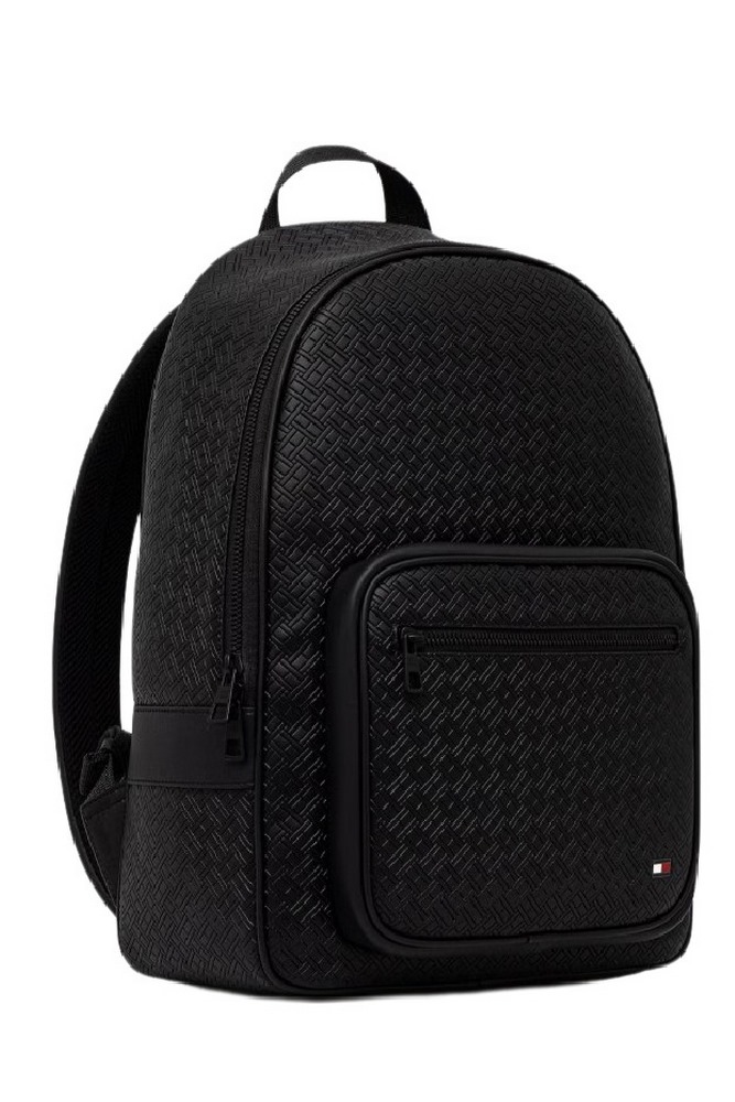 TOMMY HILFIGER EMBOSSED FLAG BACKPACK ΤΣΑΝΤΑ ΑΝΔΡΙΚΗ BLACK
