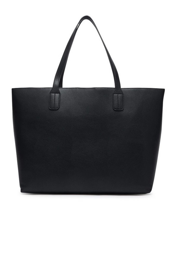 TOMMY HILFIGER ICON TOTE ΤΣΑΝΤΑ ΓΥΝΑΙΚΕΙΑ BLACK