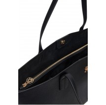TOMMY HILFIGER ICON TOTE ΤΣΑΝΤΑ ΓΥΝΑΙΚΕΙΑ BLACK