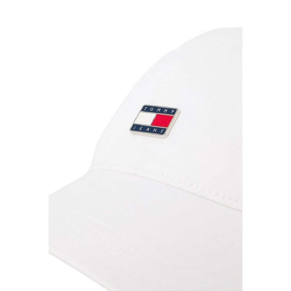 TOMMY JEANS HERITAGE PLAQUE CAP ΚΑΠΕΛΟ ΓΥΝΑΙΚΕΙΟ OFF WHITE