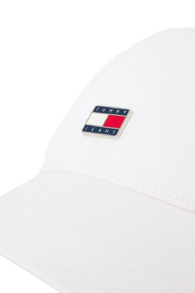 TOMMY JEANS HERITAGE PLAQUE CAP ΚΑΠΕΛΟ ΓΥΝΑΙΚΕΙΟ OFF WHITE