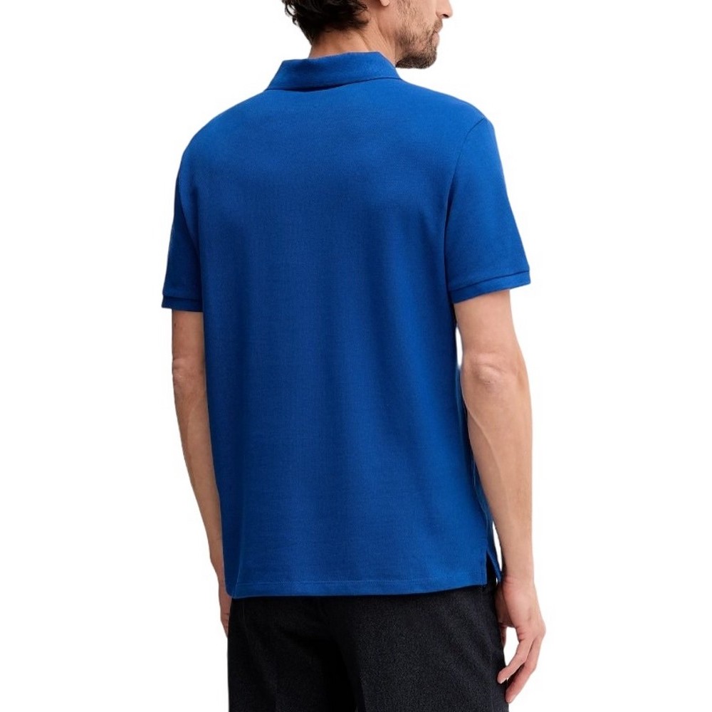 CALVIN KLEIN JEANS CASUAL PIQUE CLASSIC POLO T-SHIRT ΜΠΛΟΥΖΑ ΑΝΔΡΙΚΗ BLUE