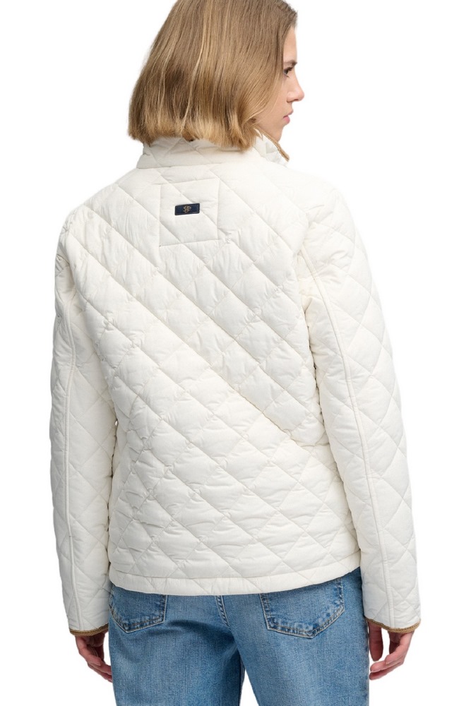 SUPERDRY ESTATE COUNTRY LINER JACKET ΜΠΟΥΦΑΝ ΓΥΝΑΙΚΕΙΟ OFF WHITE