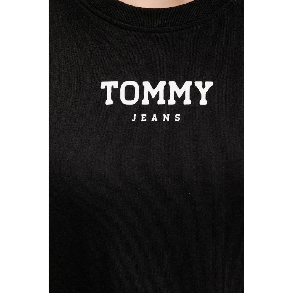 TOMMY JEANS REG ESSENTIAL LOGO 2 TEE T-SHIRT  ΜΠΛΟΥΖΑ ΓΥΝΑΙΚΕΙΑ BLACK