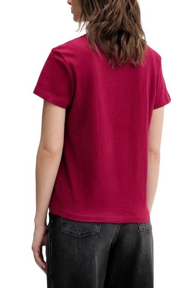TOMMY JEANS REG ESSENTIAL LOGO 2 TEE T-SHIRT  ΜΠΛΟΥΖΑ ΓΥΝΑΙΚΕΙΑ BERRY