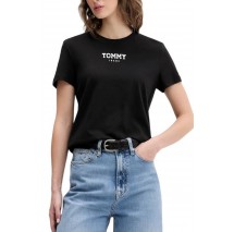 TOMMY JEANS REG ESSENTIAL LOGO 2 TEE T-SHIRT  ΜΠΛΟΥΖΑ ΓΥΝΑΙΚΕΙΑ BLACK
