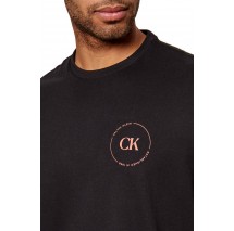 CALVIN KLEIN JEANS 30S EU WHOLESALE JEANS GRAPHICS T-SHIRT ΜΠΛΟΥΖΑ ΑΝΔΡΙΚΗ BLACK