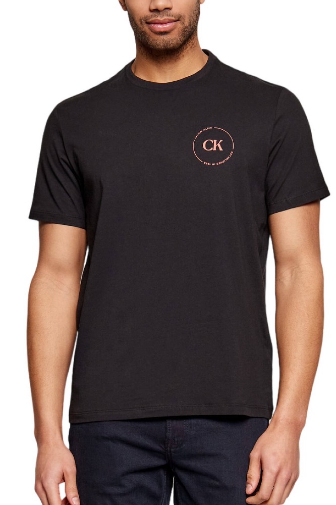 CALVIN KLEIN JEANS 30S EU WHOLESALE JEANS GRAPHICS T-SHIRT ΜΠΛΟΥΖΑ ΑΝΔΡΙΚΗ BLACK