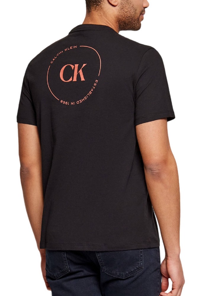 CALVIN KLEIN JEANS 30S EU WHOLESALE JEANS GRAPHICS T-SHIRT ΜΠΛΟΥΖΑ ΑΝΔΡΙΚΗ BLACK