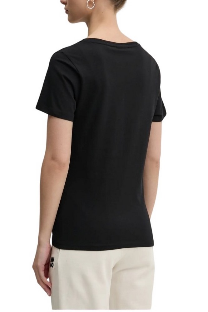 HUGO BOSS JERSEY CLASSIC V T-SHIRT ΜΠΛΟΥΖΑ ΓΥΝΑΙΚΕΙΑ BLACK