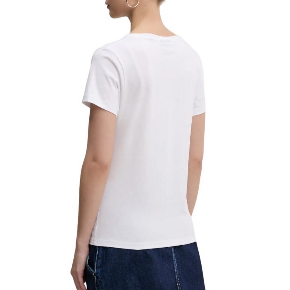HUGO BOSS JERSEY CLASSIC V T-SHIRT ΜΠΛΟΥΖΑ ΓΥΝΑΙΚΕΙΑ WHITE