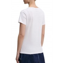 HUGO BOSS JERSEY CLASSIC V T-SHIRT ΜΠΛΟΥΖΑ ΓΥΝΑΙΚΕΙΑ WHITE
