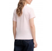 HUGO BOSS JERSEY CLASSIC V T-SHIRT ΜΠΛΟΥΖΑ ΓΥΝΑΙΚΕΙΑ PINK
