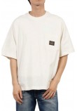 GUESS BOXY POCKET TEE T-SHIRT ΜΠΛΟΥΖΑ ΑΝΔΡΙΚΗ ECRU