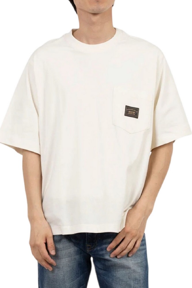 GUESS BOXY POCKET TEE T-SHIRT ΜΠΛΟΥΖΑ ΑΝΔΡΙΚΗ ECRU