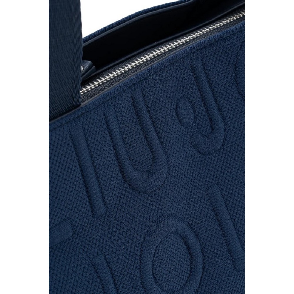 LIU JO SOFT MIN OF 2 L TOTE LOGO BUBBLE ΤΣΑΝΤΑ ΓΥΝΑΙΚΕΙΑ BLUE SKY