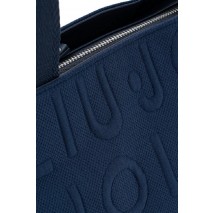 LIU JO SOFT MIN OF 2 L TOTE LOGO BUBBLE ΤΣΑΝΤΑ ΓΥΝΑΙΚΕΙΑ BLUE SKY