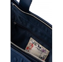 LIU JO SOFT MIN OF 2 L TOTE LOGO BUBBLE ΤΣΑΝΤΑ ΓΥΝΑΙΚΕΙΑ BLUE SKY