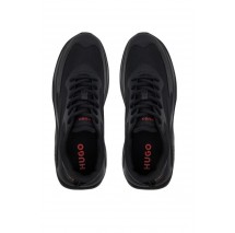 HUGO BOSS SNEAKERS LEON RUNN CVPU N ΠΑΠΟΥΤΣΙΑ ΑΝΔΡΙΚΑ BLACK