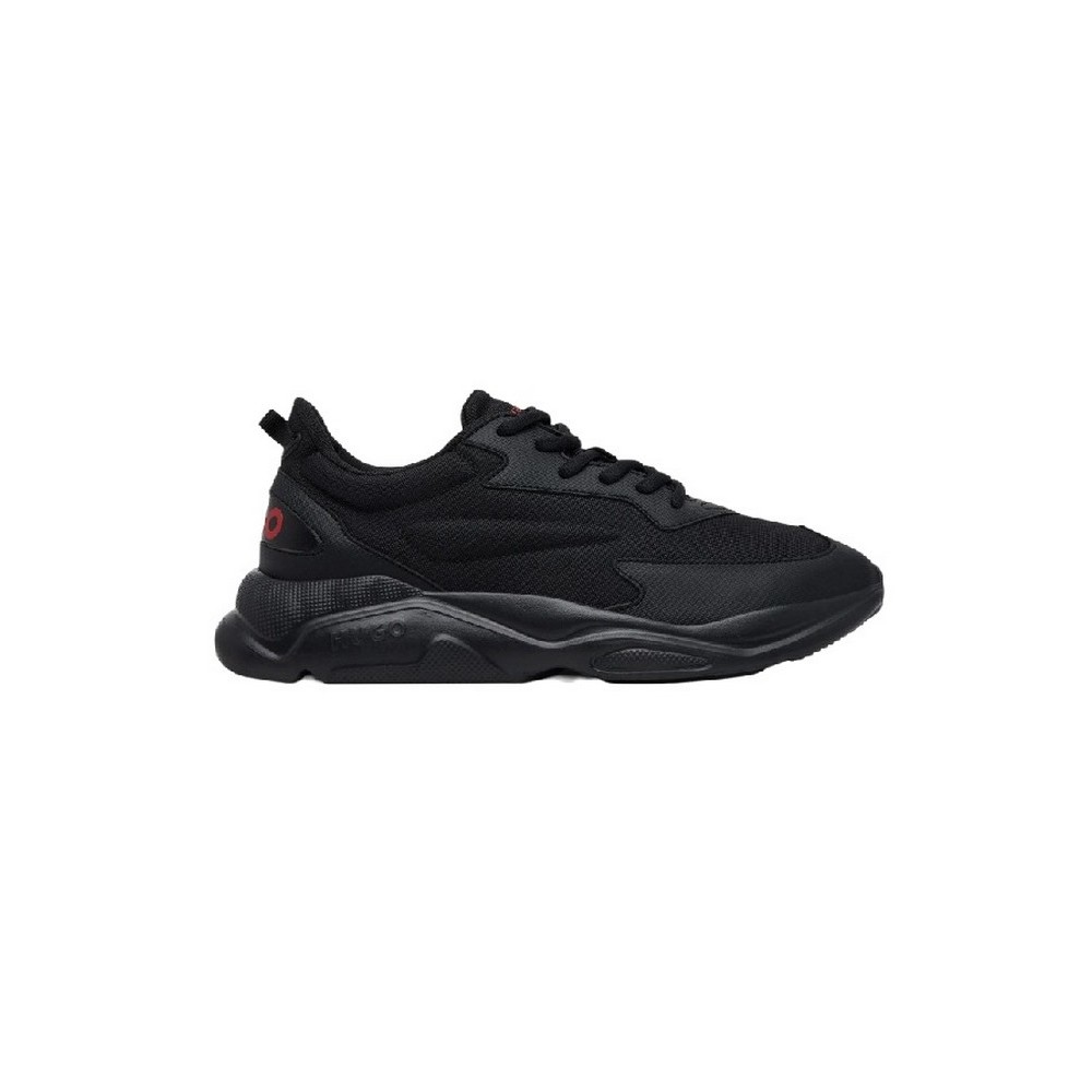 HUGO BOSS SNEAKERS LEON RUNN CVPU N ΠΑΠΟΥΤΣΙΑ ΑΝΔΡΙΚΑ BLACK