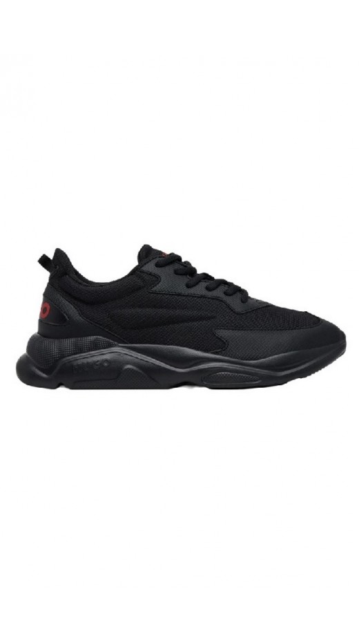 HUGO BOSS SNEAKERS LEON RUNN CVPU N ΠΑΠΟΥΤΣΙΑ ΑΝΔΡΙΚΑ BLACK