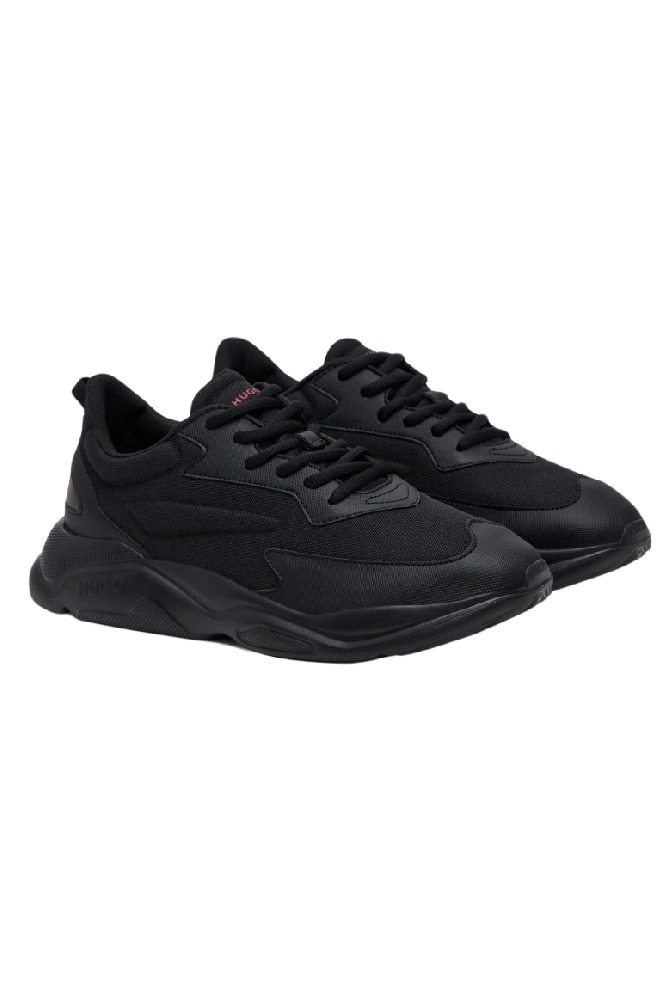 HUGO BOSS SNEAKERS LEON RUNN CVPU N ΠΑΠΟΥΤΣΙΑ ΑΝΔΡΙΚΑ BLACK