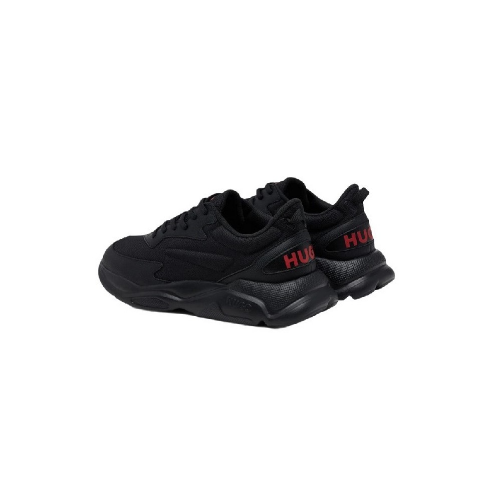 HUGO BOSS SNEAKERS LEON RUNN CVPU N ΠΑΠΟΥΤΣΙΑ ΑΝΔΡΙΚΑ BLACK