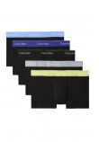 CALVIN KLEIN LOW RISE TRUNK 5PK ΕΣΩΡΟΥΧΟ ΑΝΔΡΙΚΟ BLACK/GREEN