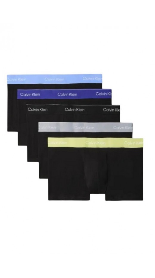 CALVIN KLEIN LOW RISE TRUNK 5PK ΕΣΩΡΟΥΧΟ ΑΝΔΡΙΚΟ BLACK/GREEN