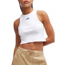 HUGO BOSS JERSEY TOP BABY TANK B ΤΟΠ ΜΠΛΟΥΖΑ ΓΥΝΑΙΚΕΙΑ WHITE