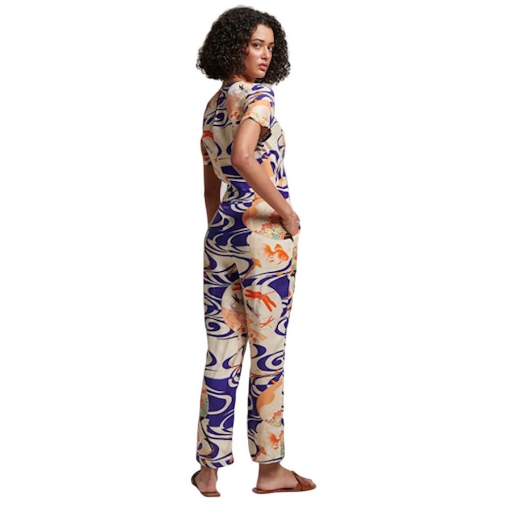 SUPERDRY D2 OVIN VINTAGE WOVEN JUMPSUIT ΟΛΟΣΩΜΗ ΦΟΡΜΑ ΓΥΝΑΙΚΕΙΑ MULTI