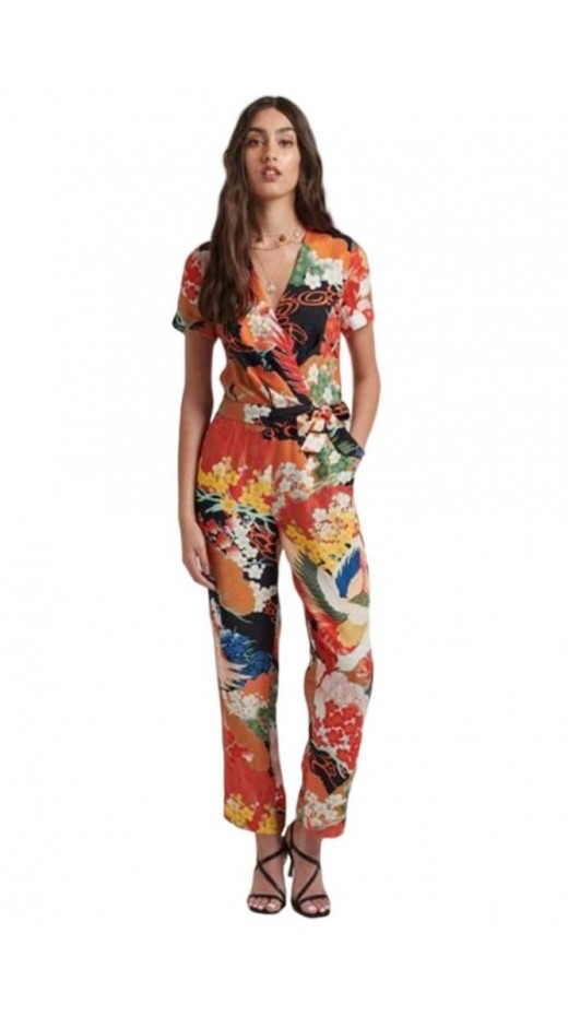 SUPERDRY D2 OVIN VINTAGE WOVEN JUMPSUIT ΟΛΟΣΩΜΗ ΦΟΡΜΑ ΓΥΝΑΙΚΕΙΑ FLORAL