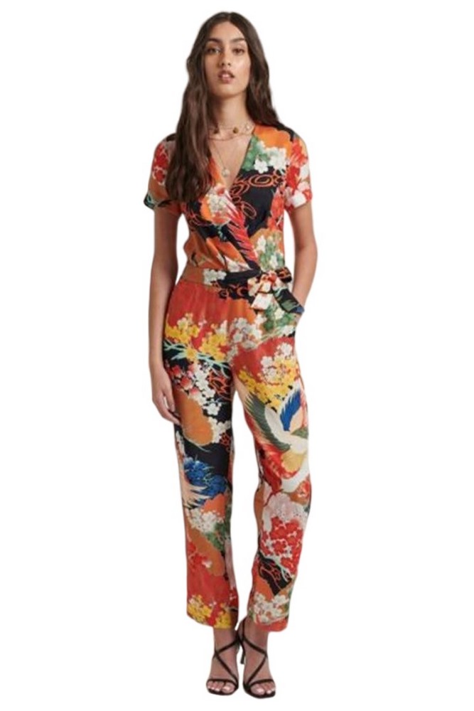 SUPERDRY D2 OVIN VINTAGE WOVEN JUMPSUIT ΟΛΟΣΩΜΗ ΦΟΡΜΑ ΓΥΝΑΙΚΕΙΑ FLORAL