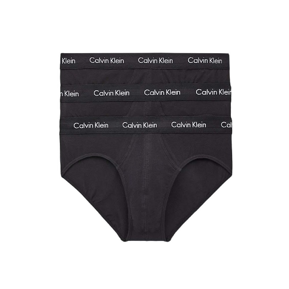 CALVIN KLEIN HIP BRIEF 3PK ΕΣΩΡΟΧΟ ΑΝΔΡΙΚΟ BLACK