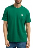 CALVIN KLEIN JEANS BADGE 30S JERSEY CLASSIC T-SHIRT ΜΠΛΟΥΖΑ ΑΝΔΡΙΚΗ GREEN