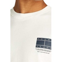 TOMMY JEANS REG DNA GRAPHIC TEE EXT ΜΠΛΟΥΖΑ ΑΝΔΡΙΚΗ ECRU