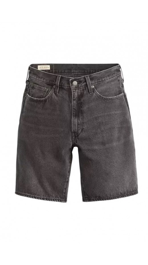 LEVIS 468 LOOSE SHORTS A84610006 ΒΕΡΜΟΥΔΑ ΑΝΔΡΙΚΗ BLACK DENIM